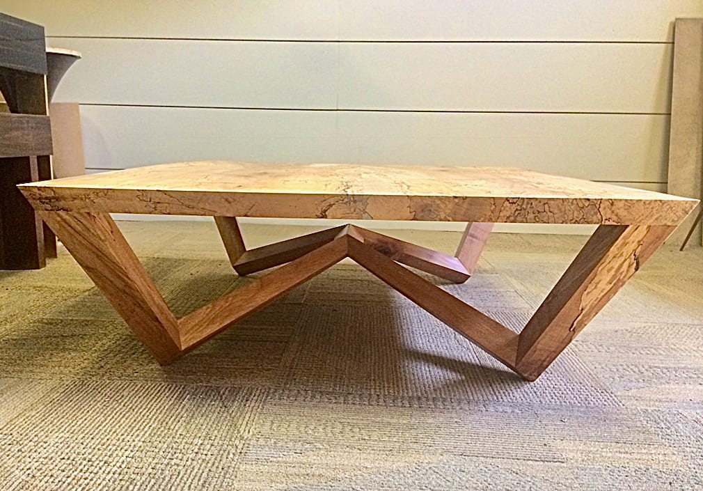 Angular Coffee Table from side